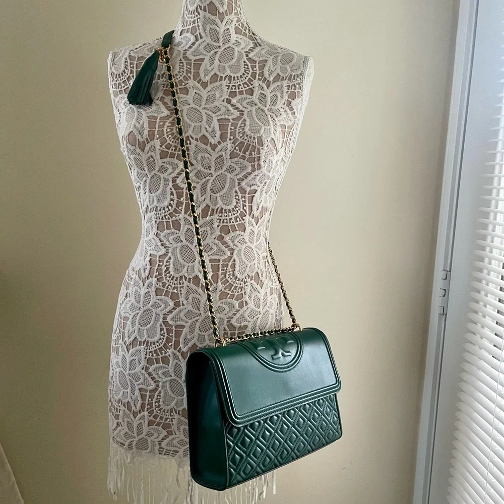 New Tory burch handbag  leather org $498 size medium 10,5/8/3,5 inch - Picture 11 of 16